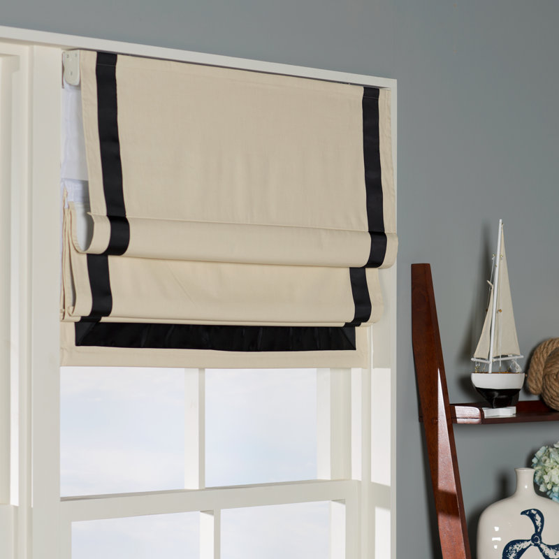 Beachcrest Home Indoor Cordless Blackout Roman Shade & Reviews Wayfair